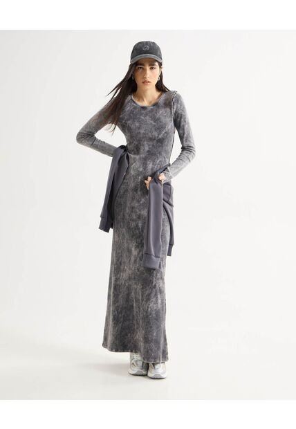 Vestido Para Mujer Manga Larga Color Gris Marca Seven Seven #28171311