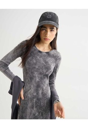 Vestido Para Mujer Manga Larga Color Gris Marca Seven Seven #28171311