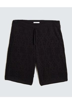 Bermuda Para Hombre Regular Largo Color Negro Marca Seven Seven #45100712