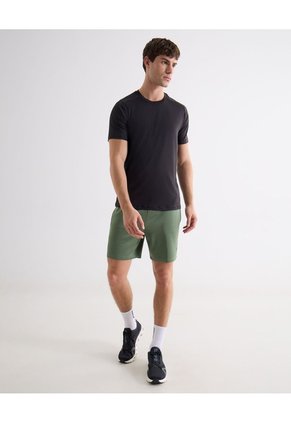 Camiseta Deportiva Texturizada Para Hombre Negro Seven Seven