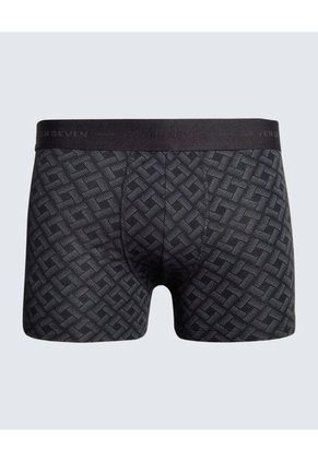 Boxer Para Hombre Fleat Seamer Corto Color Gris Oscuro Marca Seven Seven #45000352