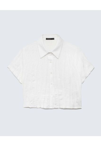 Blusa Para Mujer Manga Corta Color Crudo Marca Seven Seven #28123956