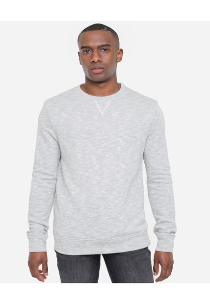 Buzo Para Hombre Cuello Redondo Color Gris  Marca Seven Seven #45060460