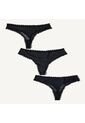 Panty Para Mujer Tanga Color Negro Marca Seven Seven #28800084 de Seven Seven