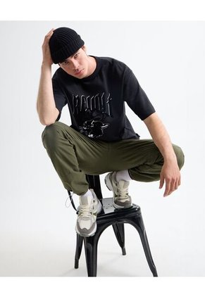 Camiseta Para Hombre Manga Corta Cuello Redondo Color Negro Marca Seven Seven #45092684