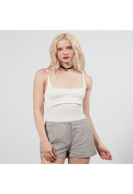 Camiseta Para Mujer Manga Sisa Color Marfil Marca Seven Seven #28095687