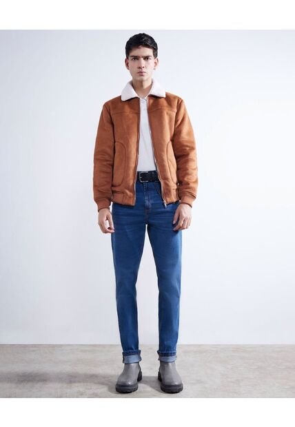 Jean Para Hombre Straight Color Azul  Marca Seven Seven #45160527