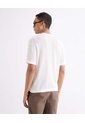 Camiseta Calada Tejida  Para Hombre Hueso Seven Seven de Seven Seven