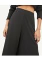 Pantalón Culotte Estampado  Para Mujer Negro Seven Seven de Seven Seven