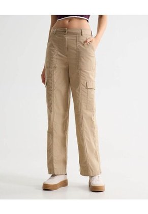 Pantalón Cargo  Para Mujer Arena Seven Seven
