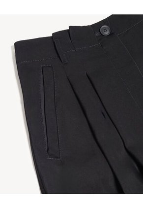 Pantalon Tipo Cargo  Para Mujer Negro Seven Seven
