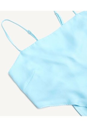 Blusa Para Mujer Manga Sisa Color Azul Claro Marca Seven Seven #28123637