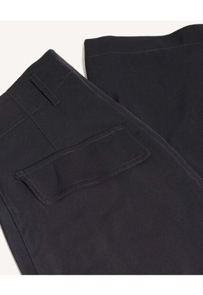 Pantalon Tipo Cargo  Para Mujer Negro Seven Seven