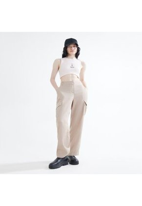 Crop Top Para Mujer Manga Sisa Color Curuba Marca Seven Seven #28095661