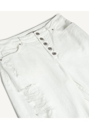 Jean Para Mujer Straight Color Crudo Marca Seven Seven #28160701