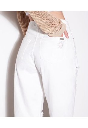 Jean Para Mujer Straight Color Crudo Marca Seven Seven #28160701