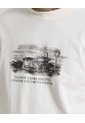 Camiseta Estampado Retro  Para Hombre Marfil Seven Seven de Seven Seven