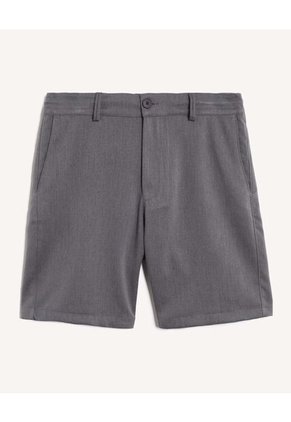 Bermuda Sastrera Straight Para Hombre Gris Seven Seven