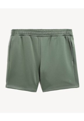 Bermuda Deportiva Con Pretina Elástica Para Hombre Verde Seven Seven