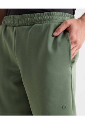 Bermuda Deportiva Con Pretina Elástica Para Hombre Verde Seven Seven