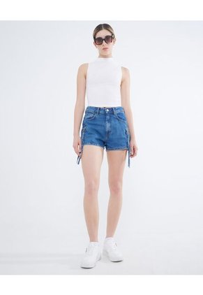 Camiseta Para Mujer Manga Sisa Color Crudo Marca Seven Seven #28096011