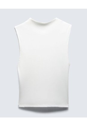 Camiseta Para Mujer Manga Sisa Color Crudo Marca Seven Seven #28096011