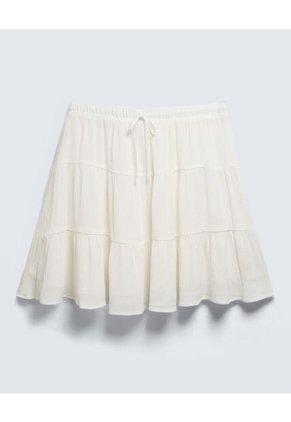 Falda Para Mujer Corto Color Crudo Marca Seven Seven #28140906