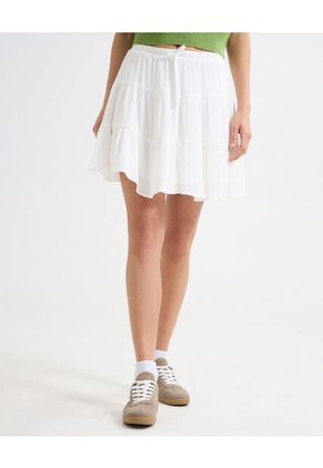 Falda Para Mujer Corto Color Crudo Marca Seven Seven #28140906