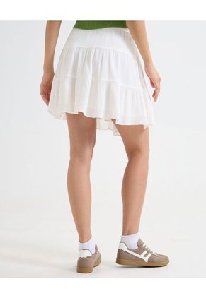 Falda Para Mujer Corto Color Crudo Marca Seven Seven #28140906