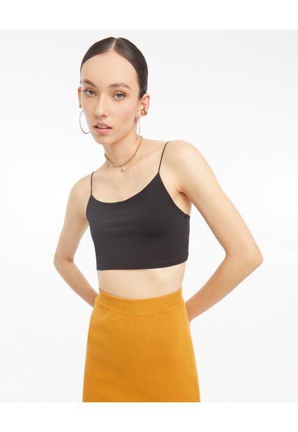 Camiseta Para Mujer Manga Sisa Color Negro Marca Seven Seven #28094751
