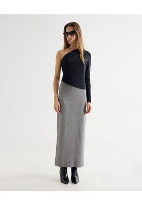 Camiseta Para Mujer Manga Larga Moda Color Negro Marca Seven Seven #28096338