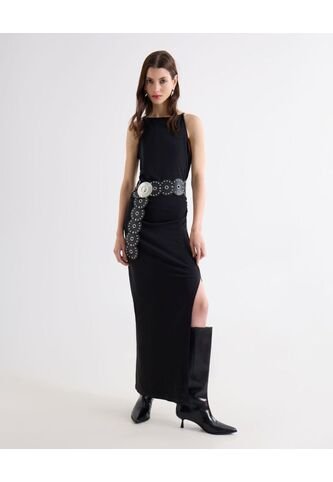 Vestido Para Mujer M/Sisa Medio Color Negro Marca Seven Seven #28171475 Seven Seven