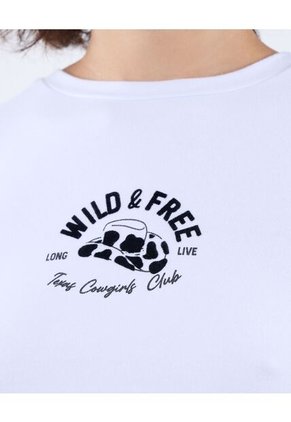 Camiseta Para Mujer Manga Corta Color Blanco Marca Seven Seven #28096097