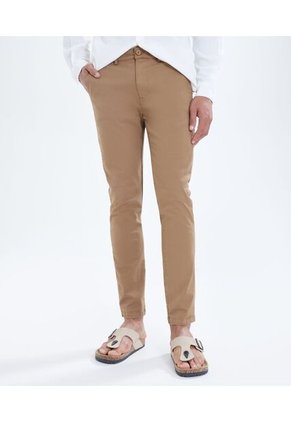 Pantalon Para Hombre Chino Color Camel Marca Seven Seven #45070934