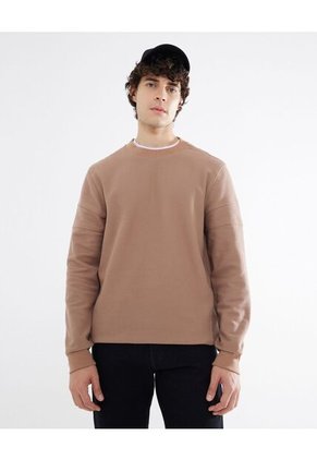 Buzo Para Hombre Cuello Redondo Color Camel Marca Seven Seven #45060675