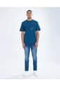 Camiseta Para Hombre Manga Corta Color Azul Oscuro Marca Seven Seven #45092429 de Seven Seven