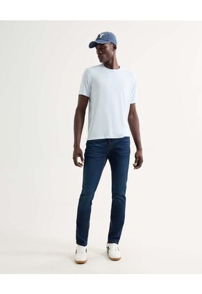 Camiseta Para Hombre Manga Corta Cuello Redondo Color Celeste Marca Seven Seven #45092674