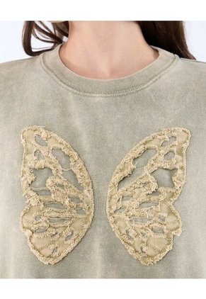 Buzo Para Mujer Cuello Redondo Color Verde  Marca Seven Seven #28060445