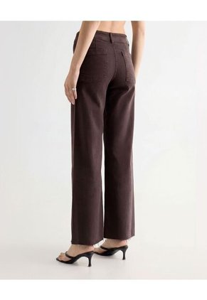 Jean  Para Mujer Retro Color Café Marca Seven Seven #28161003