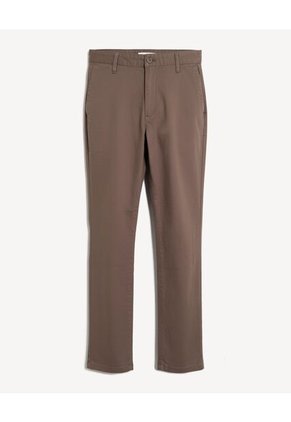 Pantalón Chino Regular  Para Hombre Café Seven Seven