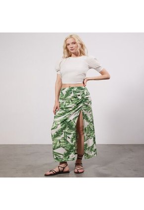 Camiseta Para Mujer Manga Corta Color Crudo Marca Seven Seven #28095678