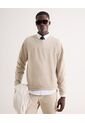 Buzo Para Hombre Cuello Redondo Color Beige Marca Seven Seven #45060694 de Seven Seven
