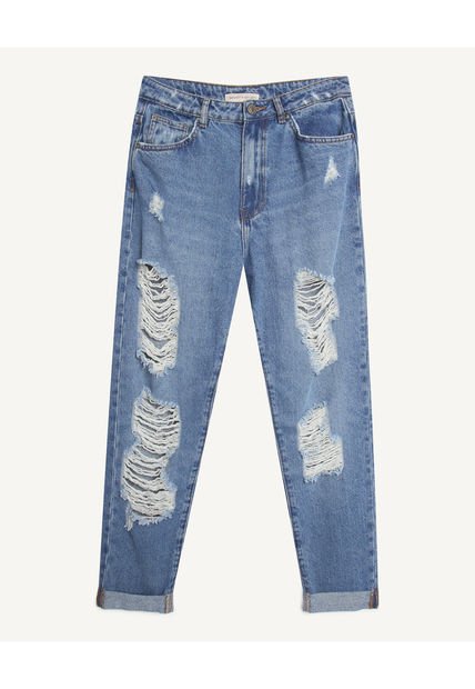 Jean Para Mujer Mom Color Azul  Marca Seven Seven #28160756