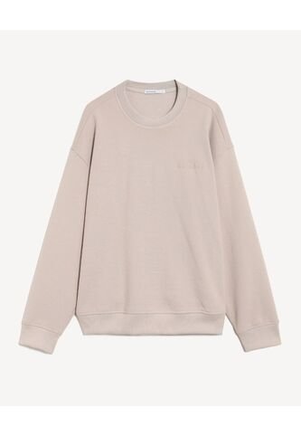 Buzo Para Hombre Cuello Redondo Color Beige Marca Seven Seven #45060717 Seven Seven