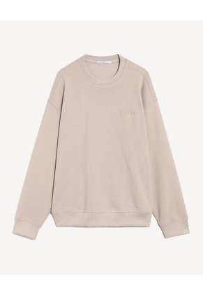 Buzo Para Hombre Cuello Redondo Color Beige Marca Seven Seven #45060717