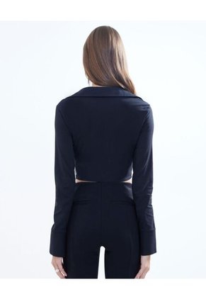 Blusa Para Mujer Manga Larga Color Negro Marca Seven Seven #28123863