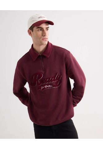 Buzo Para Hombre Zipper Color Vino Marca Seven Seven #45060707 Seven Seven