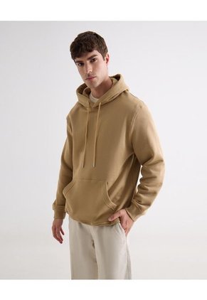 Buzo Para Hombre Hoodie Color Café Marca Seven Seven #45060726