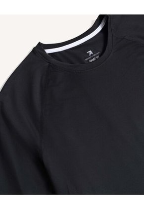 Camiseta  Para Hombre Manga Corta Cuello Redondo Color Negro Marca Seven Seven #45092576