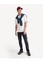 Camiseta Comfy Textura De Punto  Para Hombre Marfil Seven Seven de Seven Seven